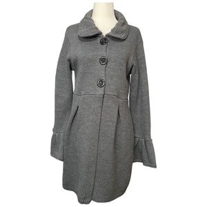 Vintage wool blend sweater/jacket. Bell sleeves. Made in Italy. **S/M**